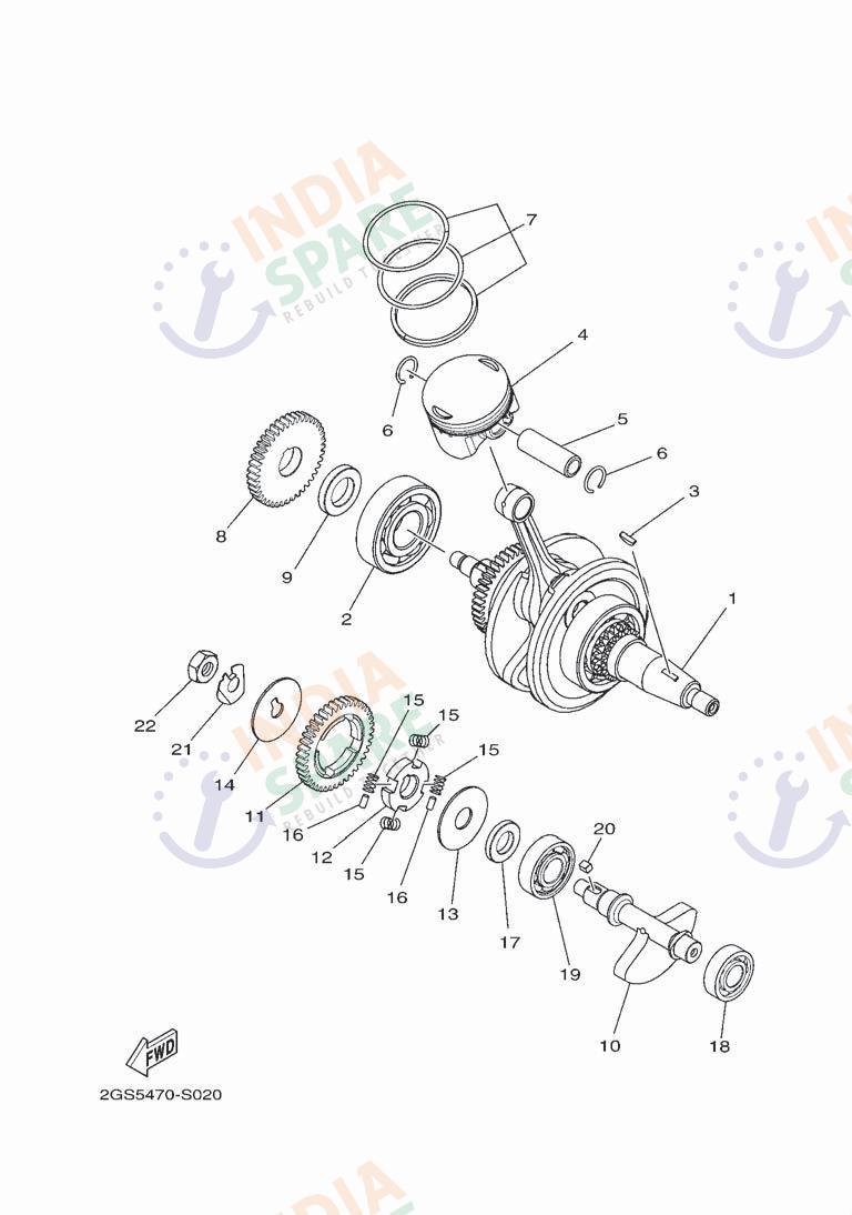 CRANKSHAFT & PISTON